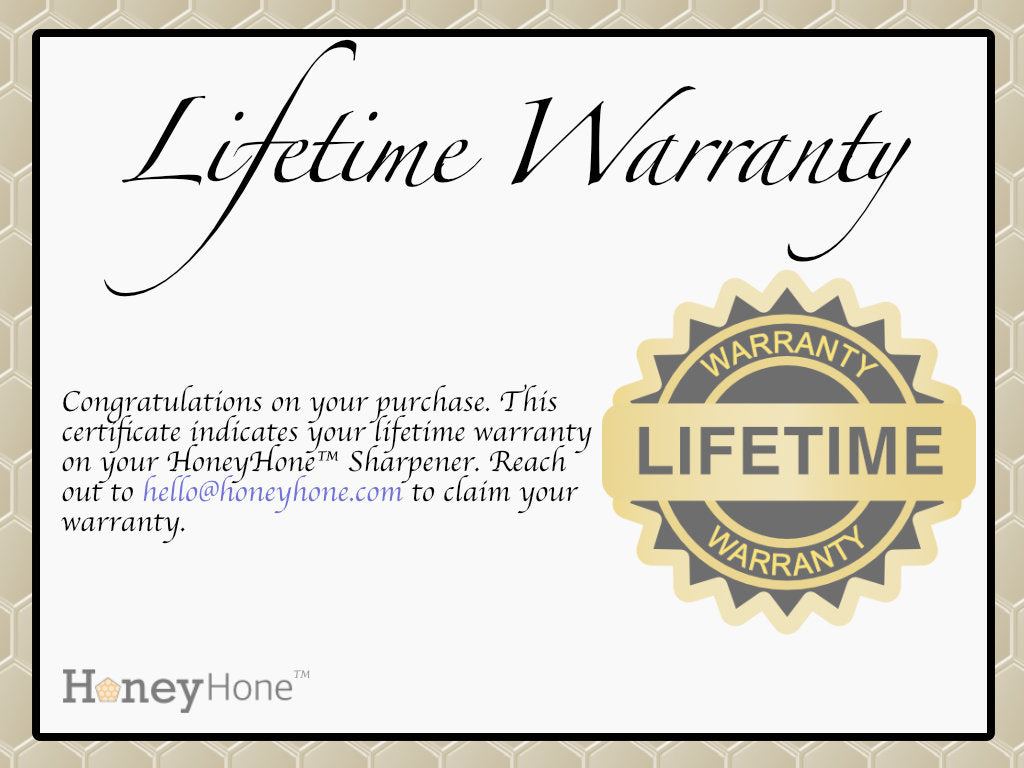 HoneyHone™ Lifetime Warranty